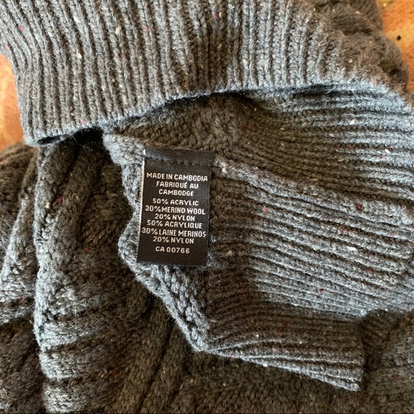 Mens Old Man Grey Knit Sweater - Picture 3 of 4